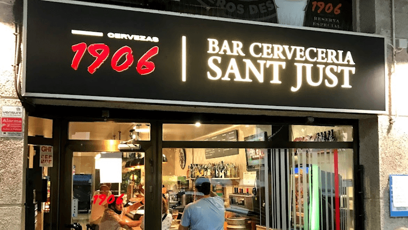 Bar Cervecería Sant Just - bar para ver fútbol en Badalona