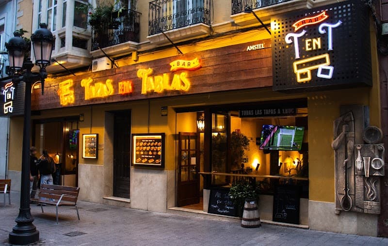 T en T Tapas en Tablas - bar para ver fútbol en Alicante