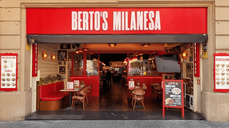 Berto's Milanesa & Sports Bar - bar para ver fútbol en Barcelona